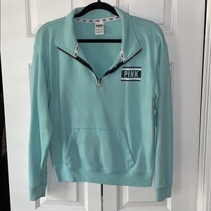PINK Quarter Zip Pull Over